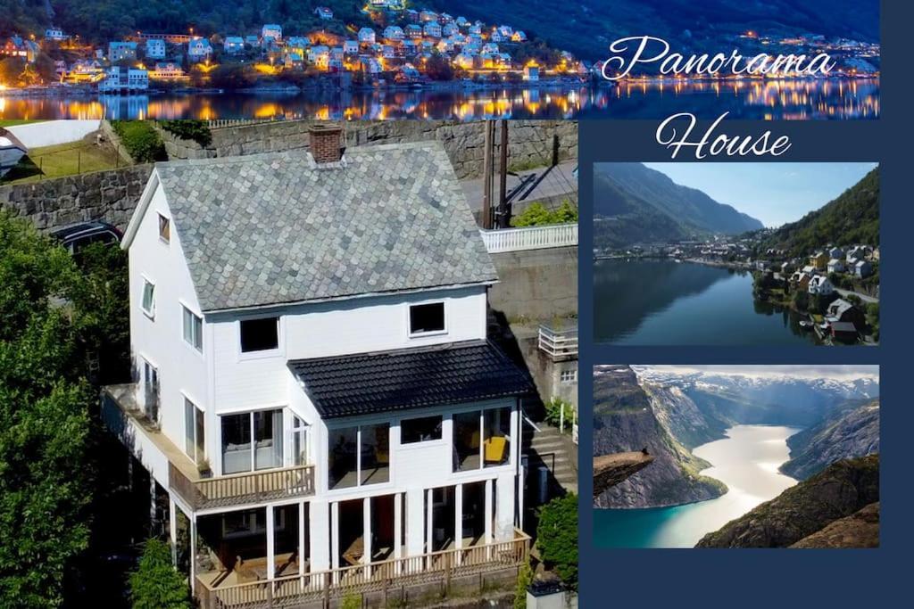 Villa Fjordside Panorama House Trolltunga Odda Exterior foto