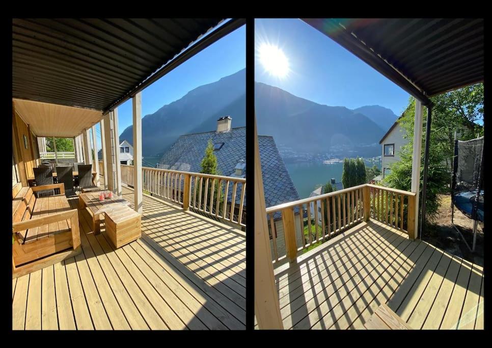 Villa Fjordside Panorama House Trolltunga Odda Exterior foto