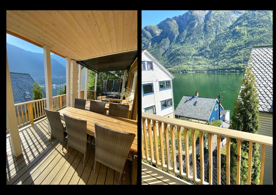 Villa Fjordside Panorama House Trolltunga Odda Exterior foto